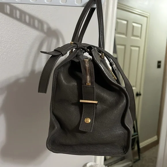 YSL Cabas Bold Y Grey Bag - Picture 3 of 17